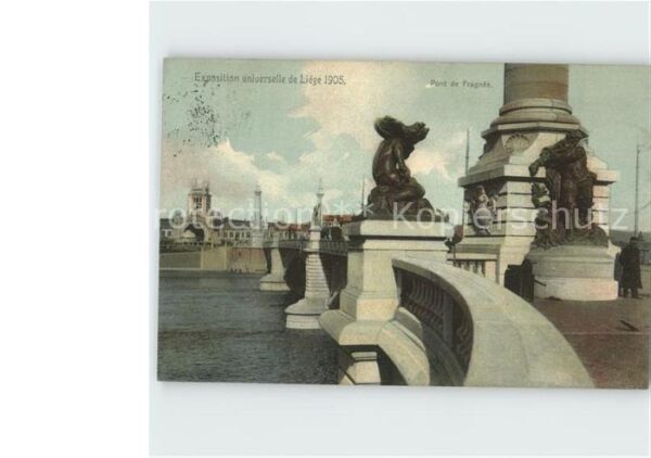 Exposition Universelle Liege 1905 Pont de Fragnee
