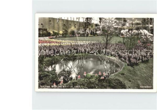 Gartenbauaustellung Grüne Woche Berlin 1957