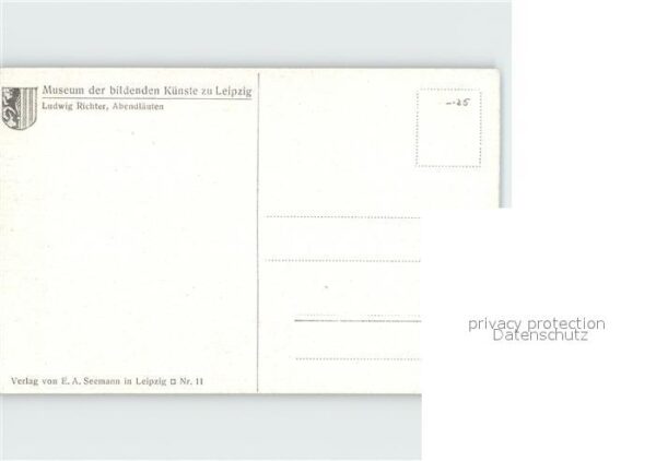 Richter Ludwig Abendläuten Verlag-E.-A.-Seemann-Nr. 11 – Bild 2