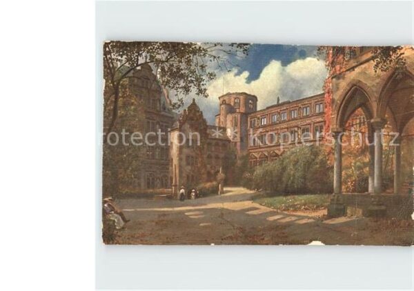Hoffmann Heinrich Heidelberg Schlosshof