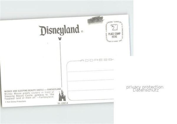Disneyland California Mickey Mouse Sleeping Beauty Castle – Bild 2