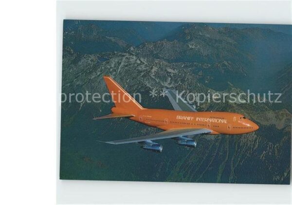 Flugzeuge Zivil Braniff International Boeing 747SP-27 N