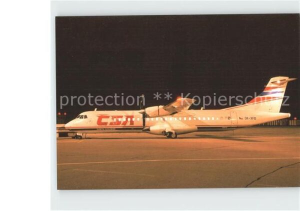 Flugzeuge Zivil CSA Aerospatiale Alenia ATR72-202 OK-XF