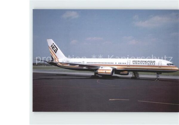 Flugzeuge Zivil Inter European Airways B-757-236 cn 256