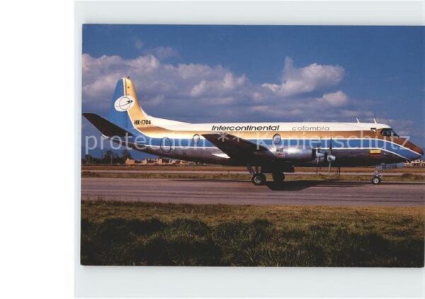 Flugzeuge Zivil Intercontinental Colombia Vc. Viscount