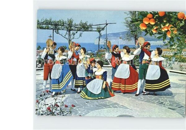 Tanz Taenzer Sorrento Tarantella Trachten