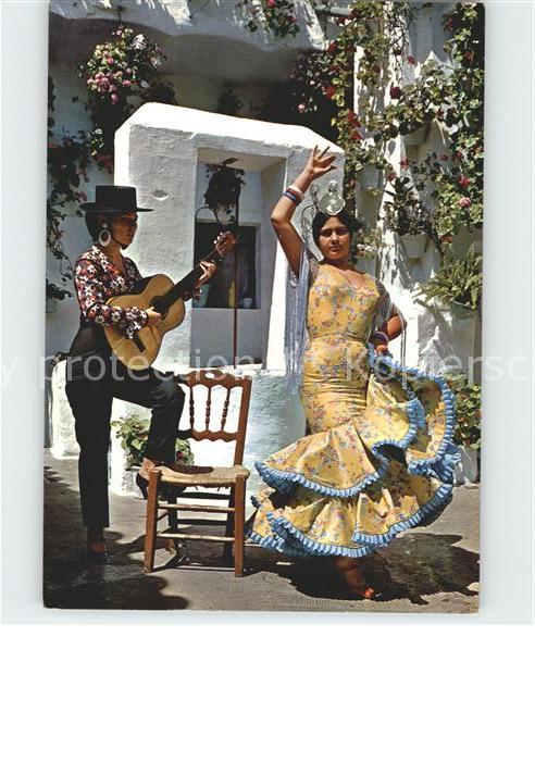 Tanz Taenzer Flamenco Gitarre Espana Tipica