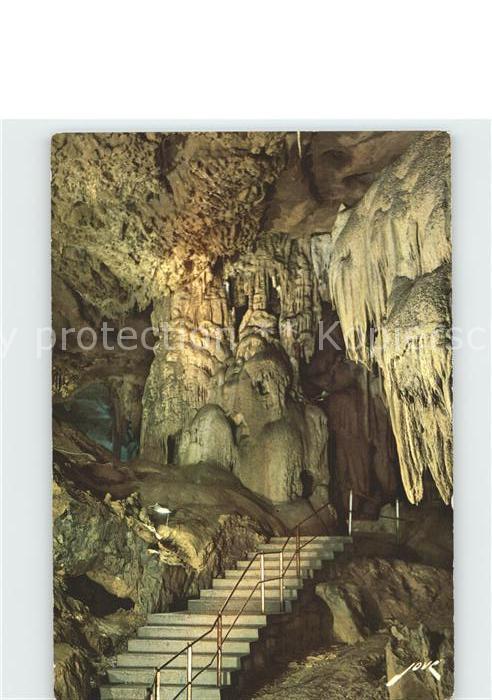 Hoehlen Caves Grottes Betharram Colonne geante