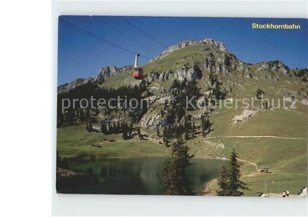 Seilbahn Stockhorn Hinterstockensee Berner Oberl
