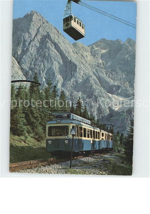 Zugspitzbahn Zahnrad-Triebwagen Seilbahn Zugspitzgip