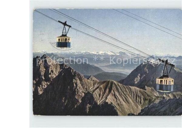 Seilbahn Bayerische Zugspitzbahn Wettersteingebi