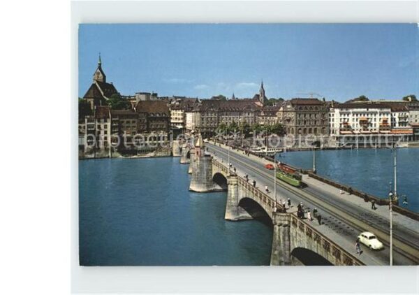 Strassenbahn Basel Mittlere Rheinbrücke Martinskirch