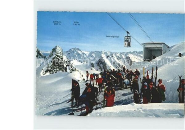 Seilbahn Valluga Grat-Station Arlberg Ski-Anschn
