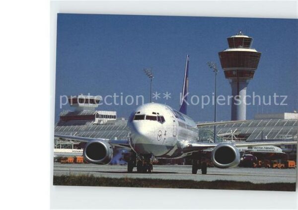 Lufthansa Boeing 737 Flughafen München Tower