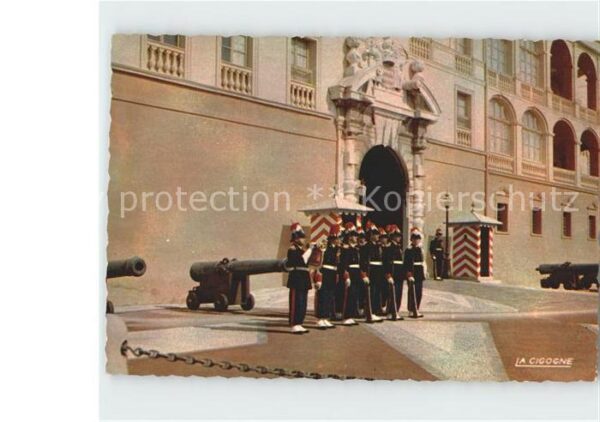 Leibgarde Wache Garde Princiere Palais Monaco