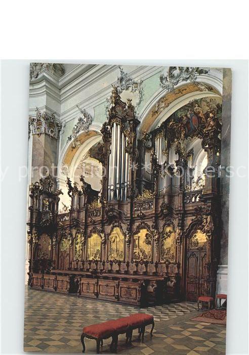 Kirchenorgel Benediktinerabtei Ottobeuren Chorgestüh