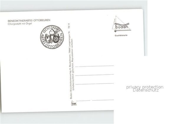 Kirchenorgel Benediktinerabtei Ottobeuren Chorgestüh – Bild 2