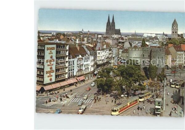 Strassenbahn Köln am Rhein Hahnentor Rudolfplatz