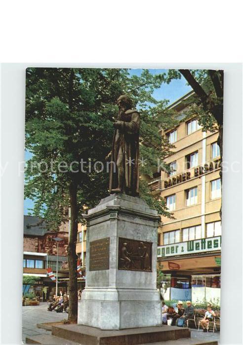 Gutenberg Johannes Buchdruck Denkmal Mainz