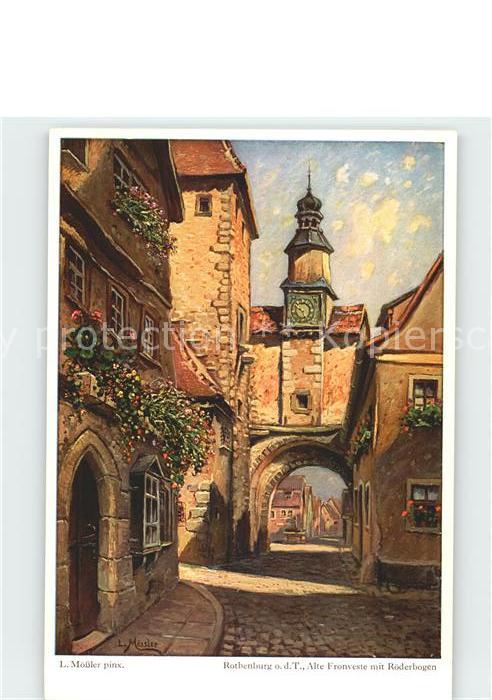 Moessler L. Rothenburg ob der Tauber Alte Fronveste