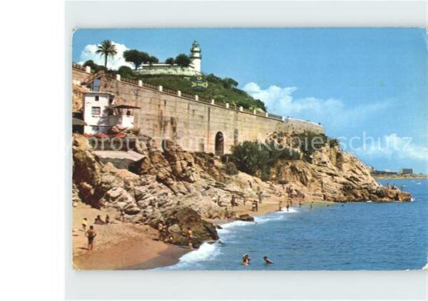 Leuchtturm Lighthouse Calella Faro y Rocas