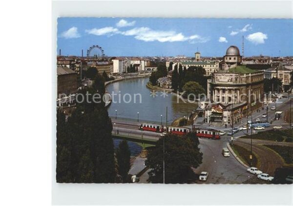 Strassenbahn Wien Donaukanal Aspernbrücke Urania Rie