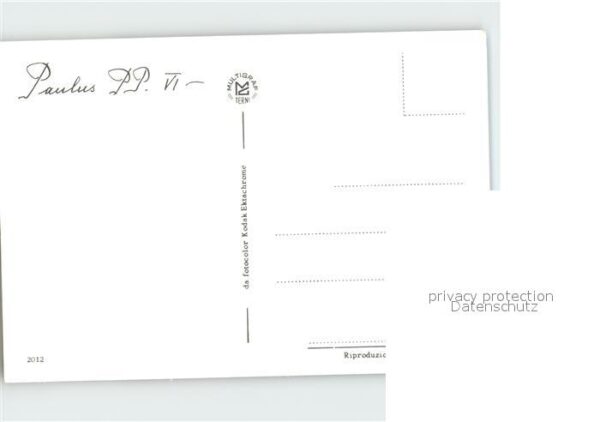 Papst Paulus PP. VI. Heiliges Jahr – Bild 2