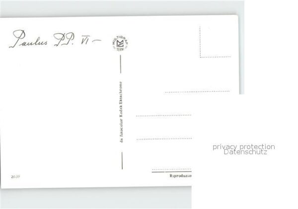 Papst Paulus PP. VI Anno Santo – Bild 2