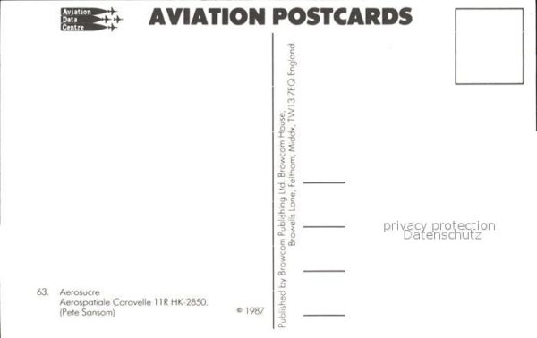 flugzeuge zivil Aerosucre Aerospatiale Caravelle 11R HK – Bild 2