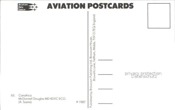 flugzeuge zivil Canafrica McDonnel Douglas MD-83 EC-ECO – Bild 2