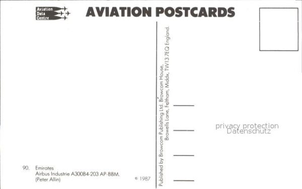 flugzeuge zivil Emirats Airbus Industries A300B4-203 AP – Bild 2