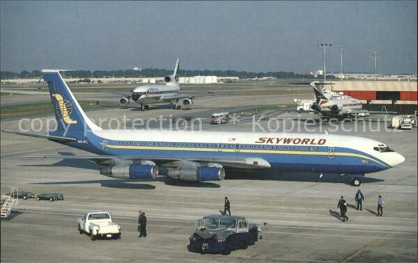 flugzeuge zivil Skyworld Air Lines Boeing 707-321B N454
