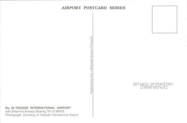 Flugzeuge zivil Britannia Airways Boeing 767 G-BNYS – Bild 2