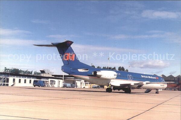 Flugzeuge zivil Britisch Midland F100 G-BVJA