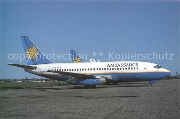 Flugzeuge zivil Ambassador G-BFVB Boeing 737