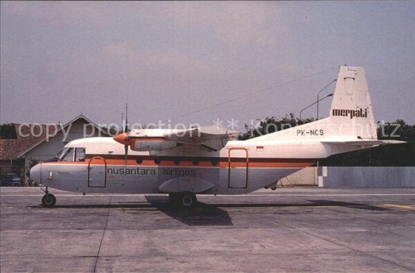 Flugzeuge zivil Merpati Nusantara Airlines IPNT Casa 21