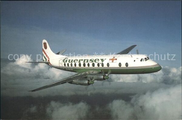 Flugzeuge zivil G-BLOA V.806 Viscount Guernsey Airlines