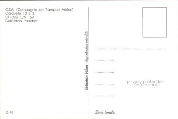 Flugzeuge zivil C.T.A. Caravelle 10 B 3 OH-LSG – Bild 2