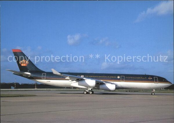 Flugzeuge zivil Hashemite Kingdom of Jordan A340-211 JY