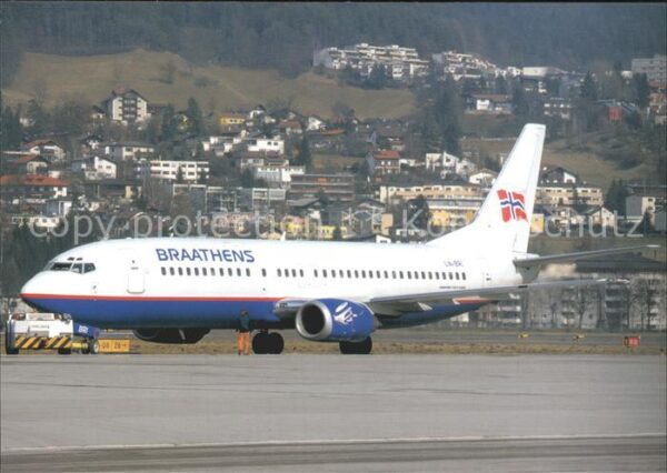 Flugzeuge zivil Braathens B-737-405 LN-BRI c/n 24644 In