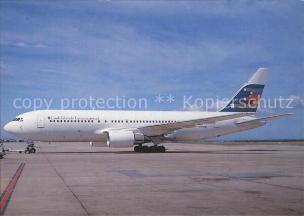 Flugzeuge zivil Skyliner Cards Boeing 767-277 Cooks Isl