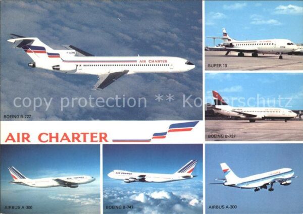 Flugzeuge zivil Air Charter Boeing 8-727 Super 10 Boein
