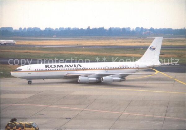 Flugzeuge zivil Romavia Boeing 707-3K1C YR-ABB Düsseldo