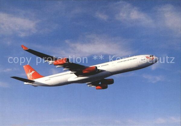 Flugzeuge zivil Virgin Airbus A-340