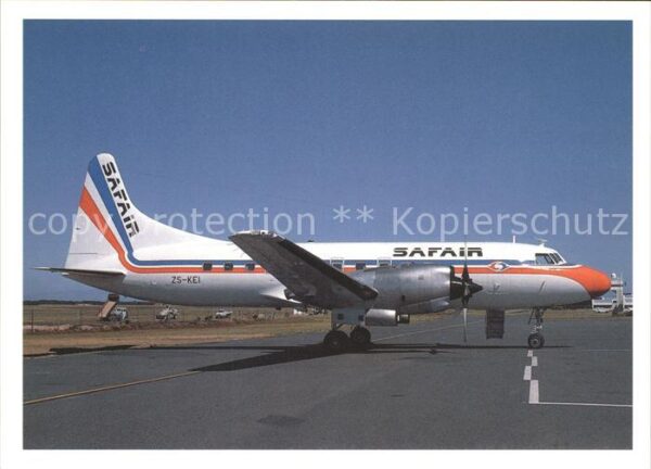 Flugzeuge zivil Safair Lines CV-580 ZS-KEI c/n 141