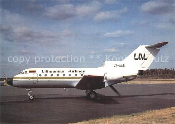 Flugzeuge zivil Lithuanian Airlines YAK40 LY-AAB c/n 92
