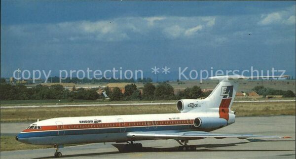 Flugzeuge zivil Ensor Air (EA) Tu-154B-2 OK-LCP