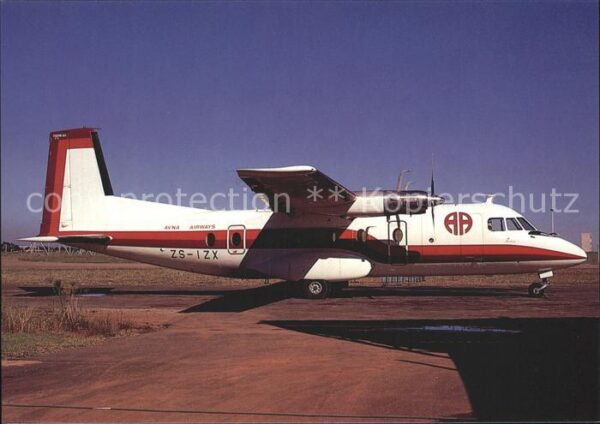 Flugzeuge zivil AVna Airways Nord 262 ZS-IZX c/n 6