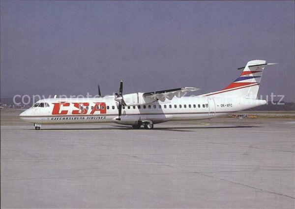 Flugzeuge zivil CSA ATR72-202 OK-XFC c/n 299 Zürich