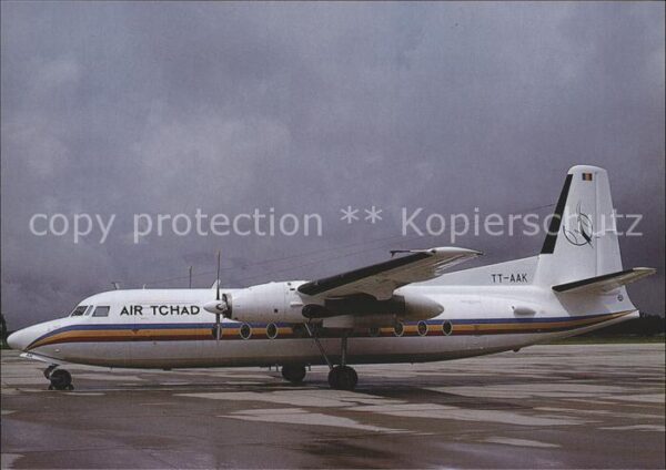 Flugzeuge zivil Air Tchad Fokker F27 Mk.600 TT-AAK c/c